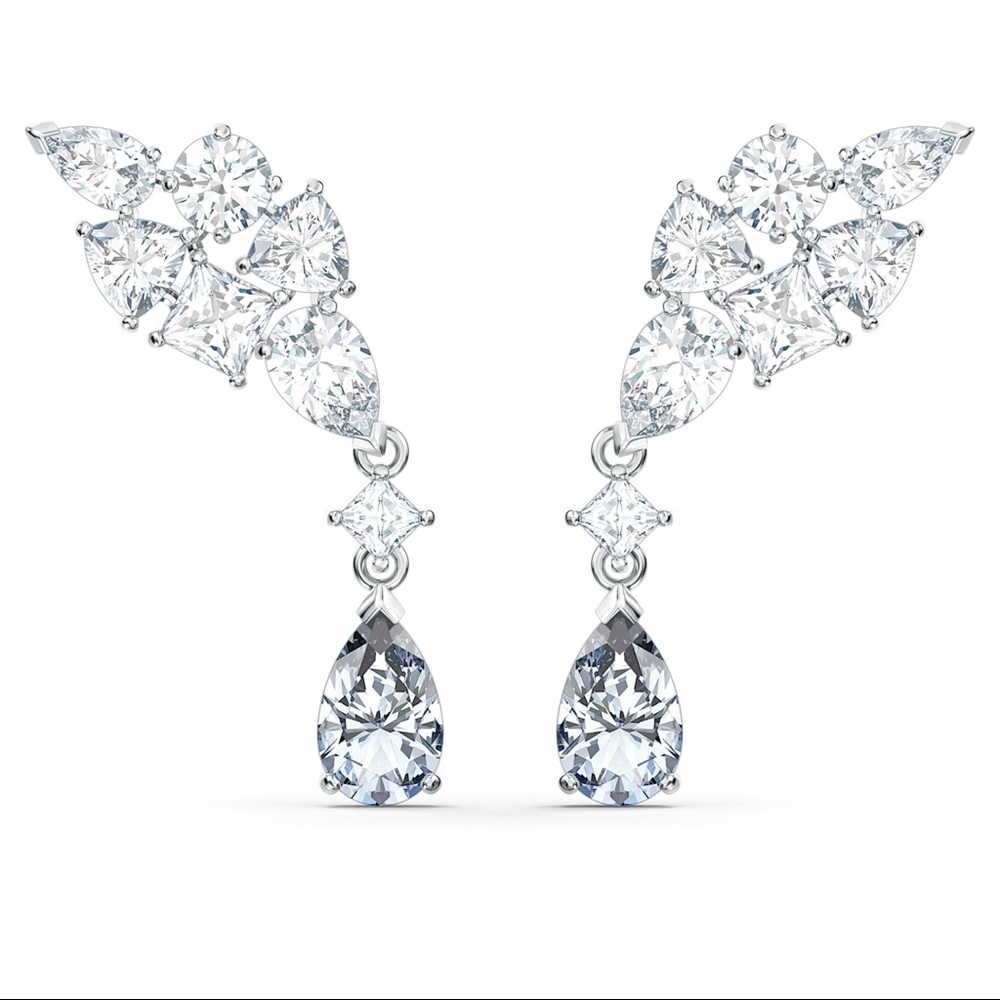 Swarovski🌼Tennis deluxe cluster mixed earrings